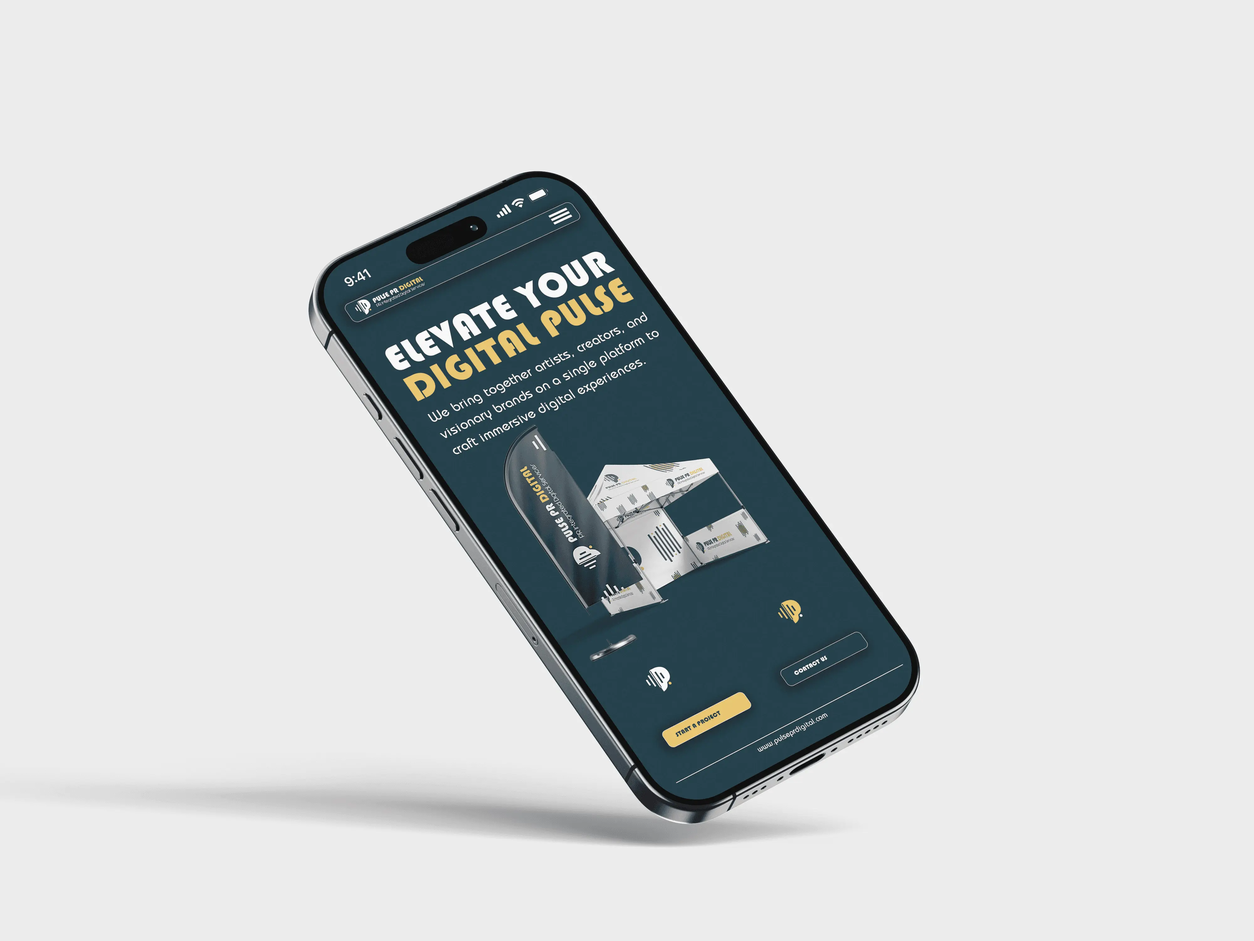 Mobile App UI/UX Design | Pulse PR Digital